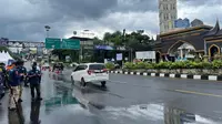 Jelang Car Free Night, Lalu Lintas di Puncak Bogor Lancar