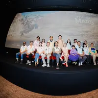 Gala Premiere Pelangi di Mars bersama para cast film. Dok. @mahakaryapictures