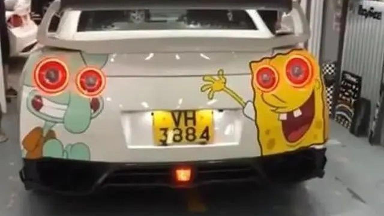 9. Spongebob yang menakutkan