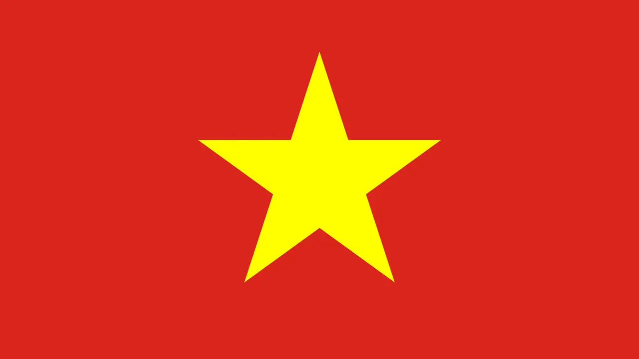 Ilustrasi bendera Vietnam (wikimedia commons)