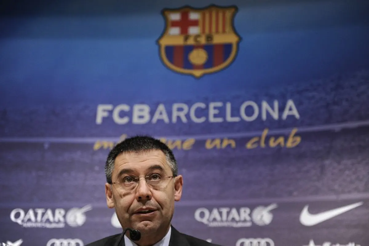 Presiden Barcelona Josep Bartomeu María