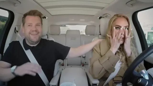 Carpool Karaoke episode terakhir bersama Adele. (Tangkapan layar YouTube/ The Late Late Show with James Corden)
