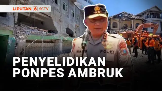Polda Jawa Timur memastikan proses hukum ambruknya musala Pondok Pesantren Al Khoziny, Sidoarjo, masih terus berjalan. Sejumlah saksi telah diperiksa, dan demi keamanan, bangunan kompleks putra Ponpes Al Khoziny ditutup untuk umum.