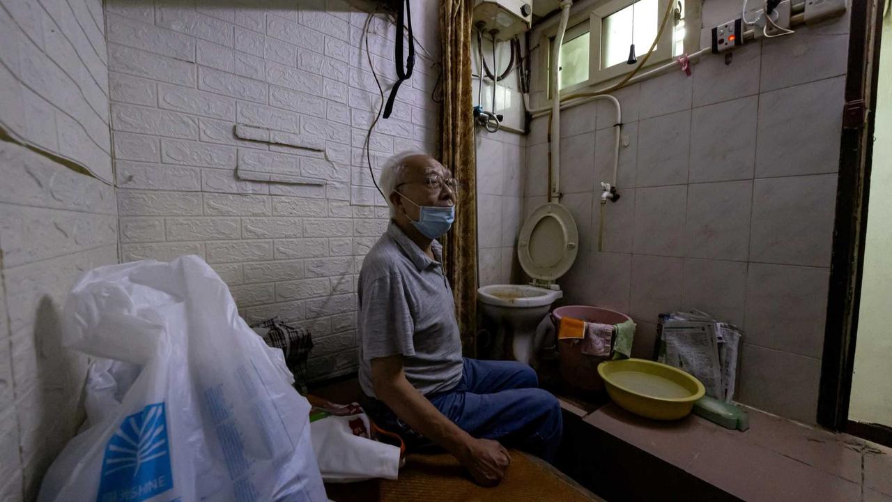 Rumah peti mati di Hong Kong