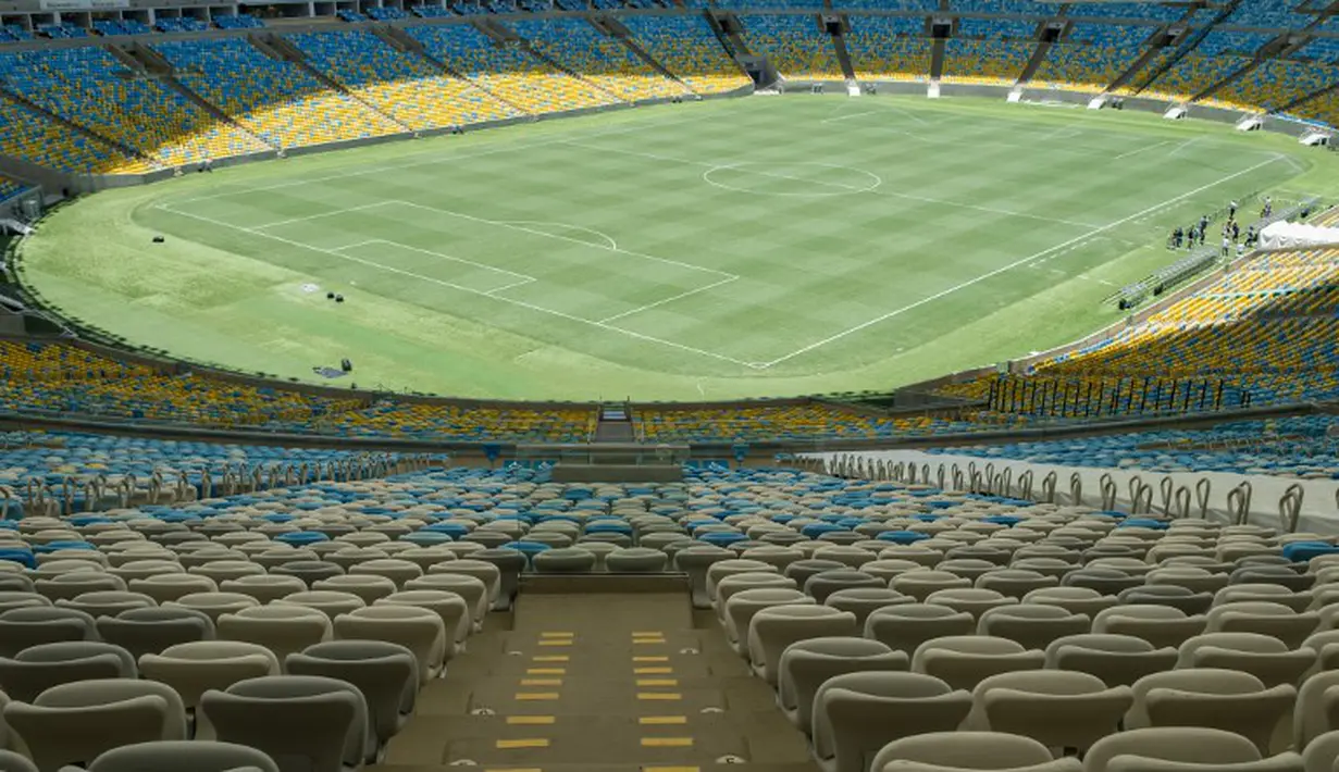 Estadio do Maracana mendapat kehormatan untuk menggelar pertandingan Final pada 13 Juli 2014 (AFP Photo/YASUYOSHI CHIBA).