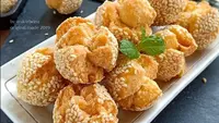 Resep Onde-Onde Ketawa Takaran Gelas, Praktis dan Merekah Sempurna