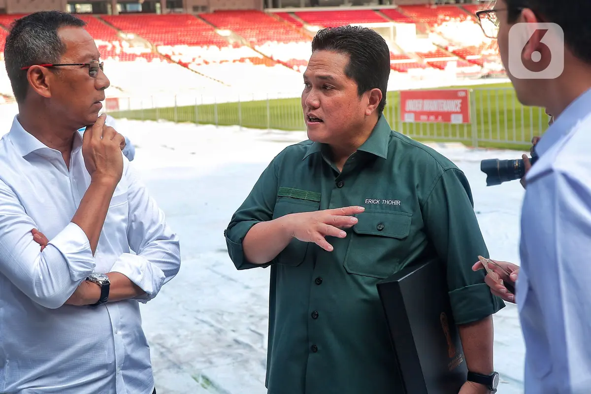 Persiapan piala dunia U20 Ketua PSSI tinjau SU GBK