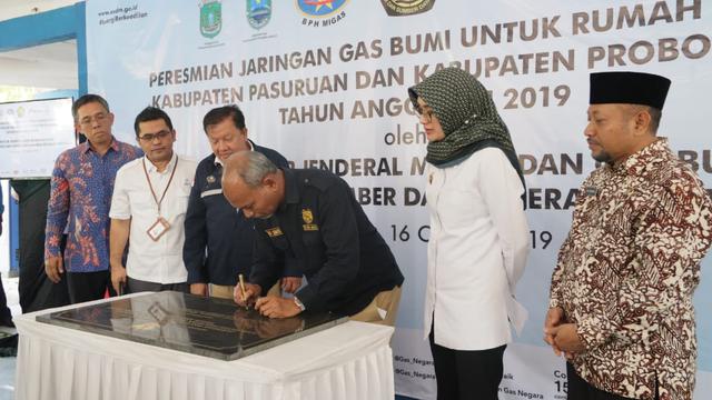 PGN Selesaikan 8.150 Sambungan Jaringan Gas Rumah Tangga di Probolinggo dan Pasuruan