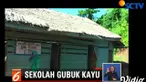 Tak ada fasilitas penunjang seperti perpustakaan atau buku pelajaran yang memadai, namun para siswa tetap semangat belajar mengejar cita-cita mereka.