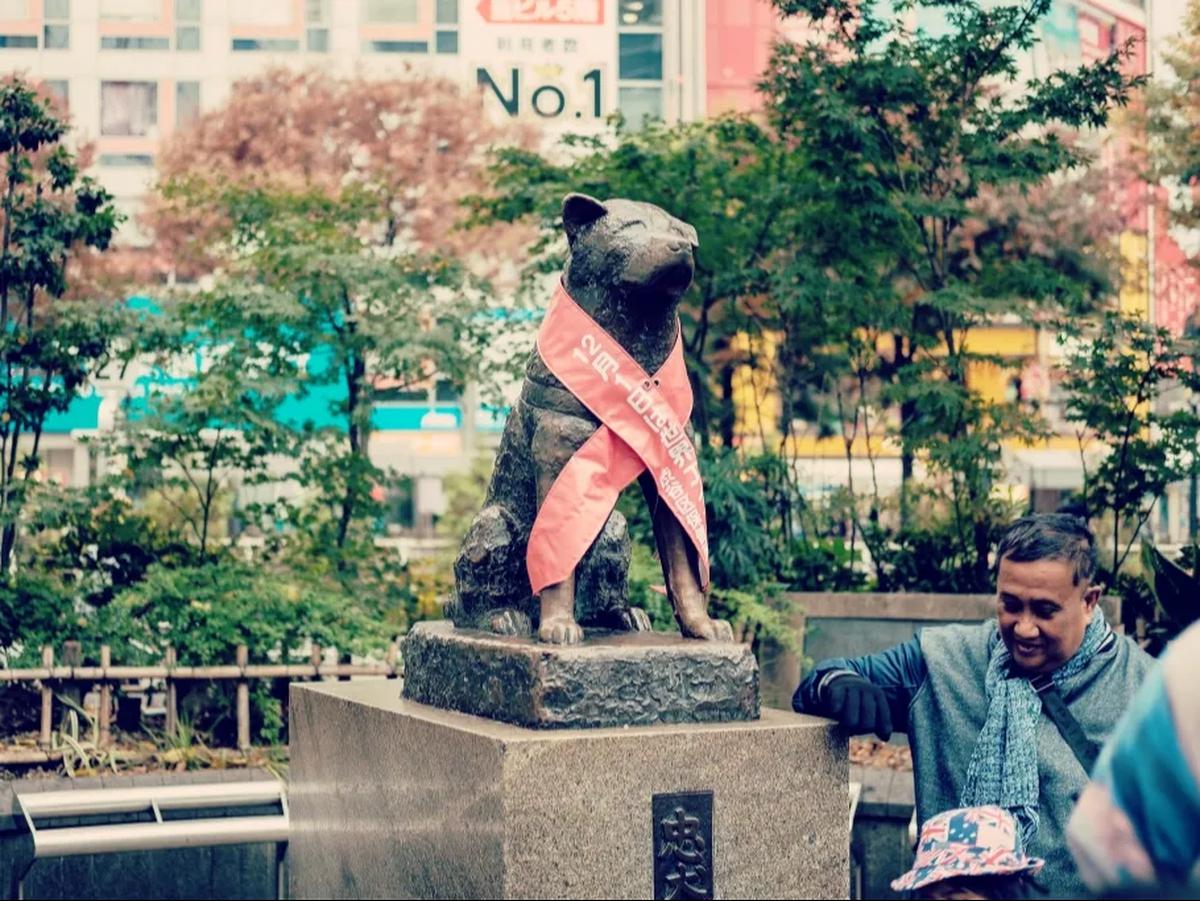 2. Peresmiannya Dihadiri Hachiko Sendiri