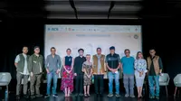 Konferensi pers Jazz Gunung Bromo 2023 yang diadakan di Institut Français Indonesia (IFI), Jakarta, pada Selasa (13/6/2023).