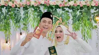 Momen pernikahan Anisa Rahman dengan Hussein Ali. (Sumber: Instagram/anisarahmaan)