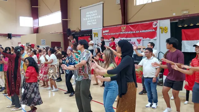 Hari Kemerdekaan Indonesia yang ke-78 dirayakan dengan semarak oleh ratusan warga Indonesia di wilayah Arizona Amerika Serikat.