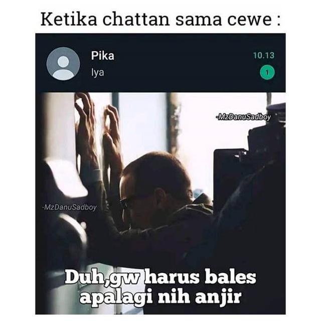 6 Meme Sedih Susahnya Buat Lanjut Chattingan Dengan Gebetan Ini Bikin