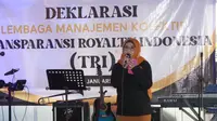 Evie Tamala didapuk sebagai Ketua Umum Lembaga Manajemen Kolektif Hak Cipta (LMK) baru lahir dengan nama Transparansi Royalty Indonesia (TRI)