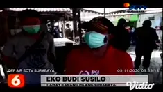 Tim Swab Hunter Pemkot Surabaya termasuk petugas gabungan dari TNI, Polri, dan Satpol PP, menggelar razia protokol kesehatan  di seluruh pintu masuk Kota Surabaya, salah satunya di kawasan Jalan Mastrip, Karang Pilang pada Rabu pagi (4/11).