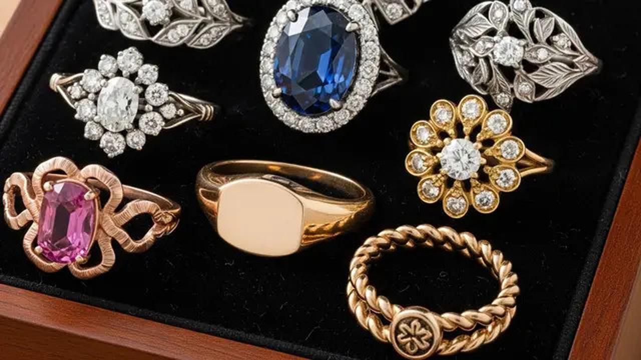 10 Desain Cincin Emas 24k Bergaya Vintage yang Selalu Trendy, Cocok Untuk Investasi dan Penampilan Abadi