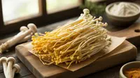 Resep Jamur Enoki Crispy Non MSG yang Kriuk Tahan Lama