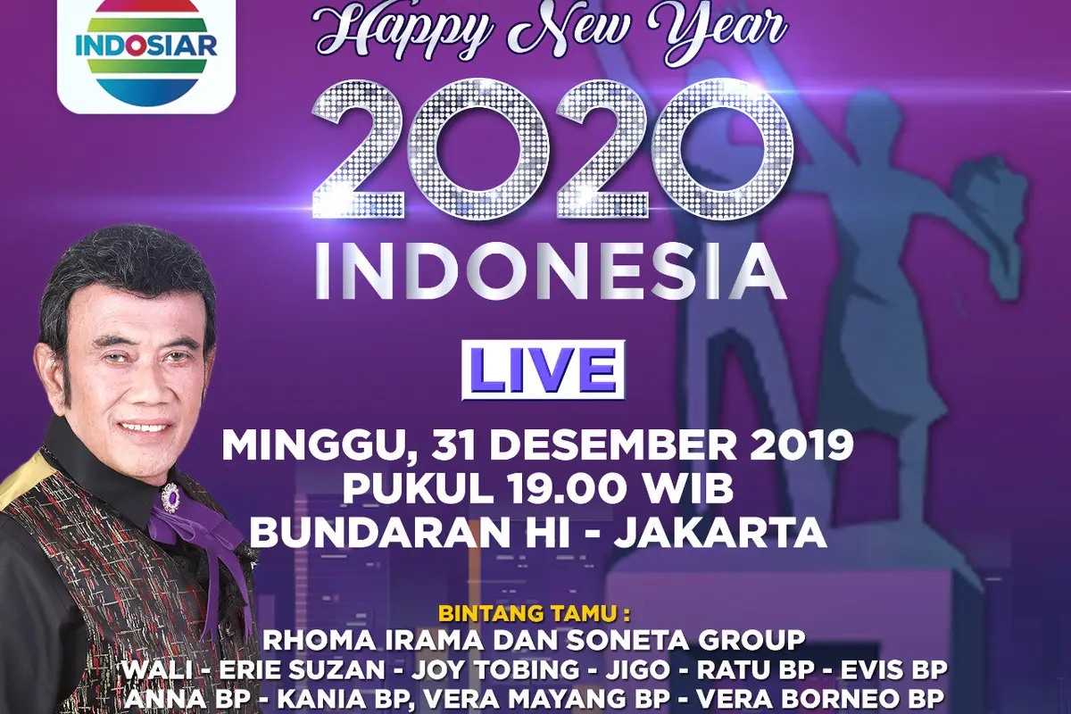 Happy New year 2020 Indonesia