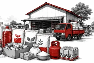 Infografis 10 Barang Terlaris di Kopdes. (Liputan6.com/ Djoko Poerwanto)