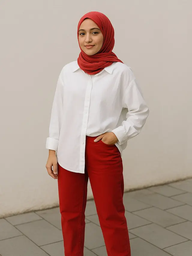 Inspirasi Outfit 17 Agustus Hijab