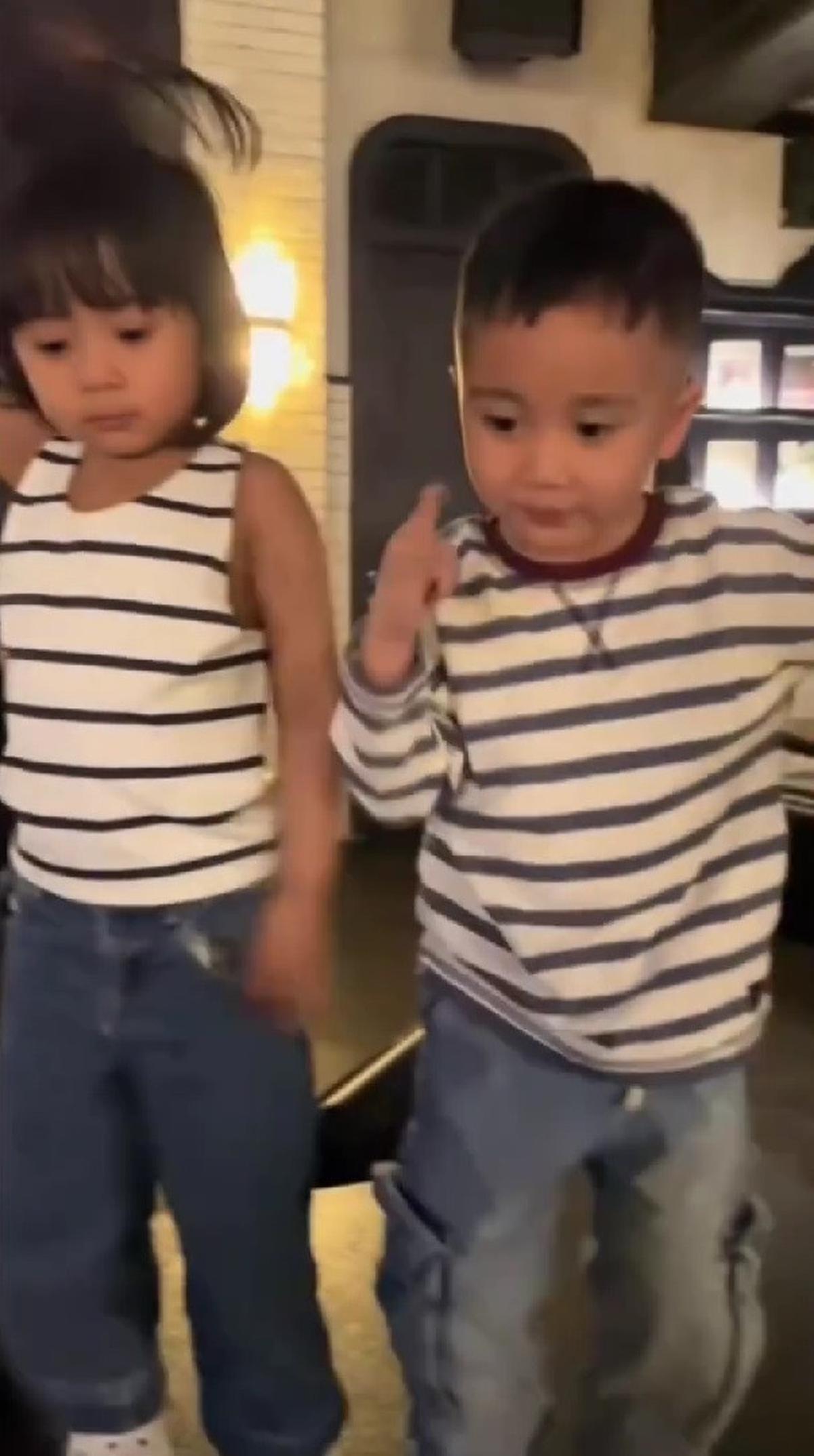 Momen Menggemaskan Rayyanza dan Nuna Anak Caca Tengker Joget Velocity, Ikuti Tren Bak Remaja