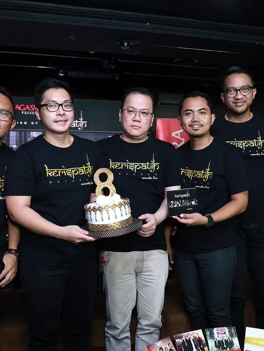 Kerispatih rilis album berjudul 'Delapan' menandai 12 tahun berkarya di belantika musik Indonesia. (Wimbarsana/Bintang.com)
