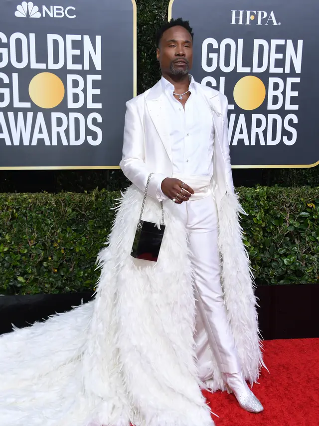 Aktor Billy Porter Kembali Kenakan Gaun Saat Tampil di Karpet Merah Golden Globe 2020