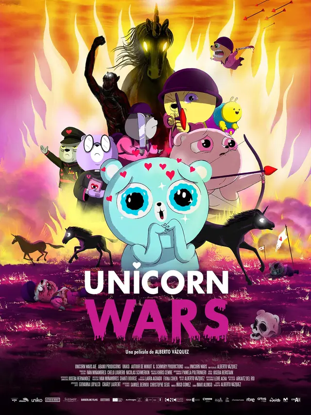 Poster film Unicorn Wars. (Foto: Dok. Abano Producions/ KlikFilm)