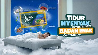 Aktivitas Padat Bikin Badan Pegal dan Susah Tidur? Temani Waktu Istirahat dengan Tolak Linu Sleep