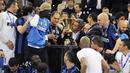 Inter Milan begitu beruntung kala Jose Mourinho menahkodai klub asal Italia tersebut. Tak tanggung-tanggung pelatih asal Portugal itu sukses mengantarkan Inter Milan menjadi klub Italia pertama yang meraih treble winners yakni pada musim 2009/2010. (AFP/ALberlto Lingria)
