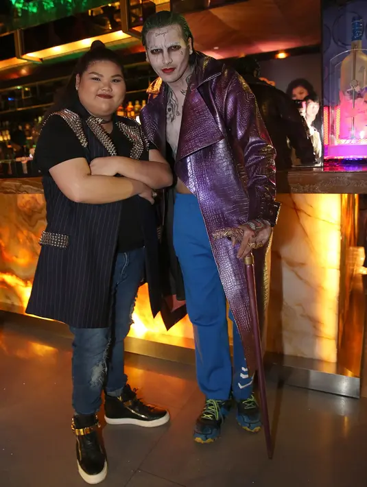 Konsep ulang tahunnya kali ini diakui Aleta memang sudah dirancang secara matang dengan bantuan tangan sang ibu. Aleta juga mengakui bahwa dirinya memang sangat menyukai karakter film Hollywood. (Bambang E.Ros/Bintang.com)