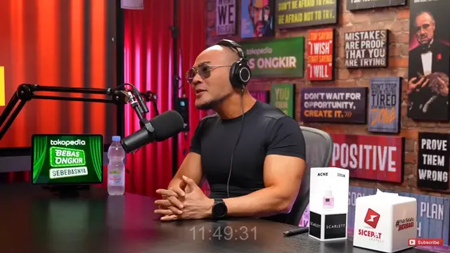 Coki Pardede berbincang di podcast Close The Door (Foto: Screenshot YouTube/Deddy Corbuzier)