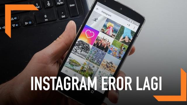 Media sosial instagram eror lagi pagi ini, ribuan pengguna melaporkan sejumlah keluhan mulai dari tidak bisa buka website hingga tidak bisa login.