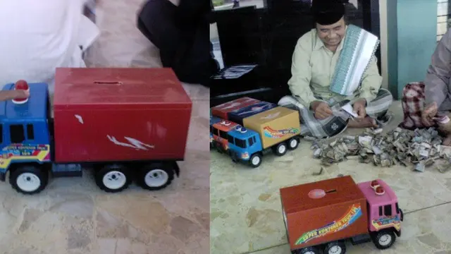 6 Potret Kotak Amal Masjid Berbentuk Unik, Ada yang Mirip Kuburan