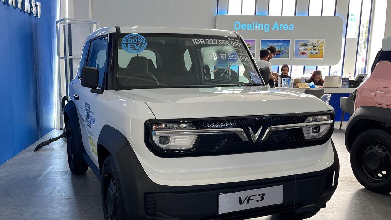 Tampilan depan VinFast VF3