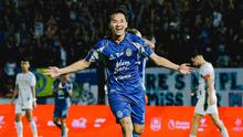 Aksi penyerang PSIM Yogyakarta, Muhammad Iqbal, setelah menaklukkan Madura United  2-1 pertandingan pekan ke-33 BRI Super League 2025/2026 di Stadion Sultan Agung (SSA), Bantul, Yogyakarta, Minggu (17/5/2026) malam WIB. (Instagram PSIM)