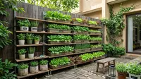 Tips Menata Kebun Sayur Vertikal di Pagar agar Terlihat Estetik dan Lebih Produktif