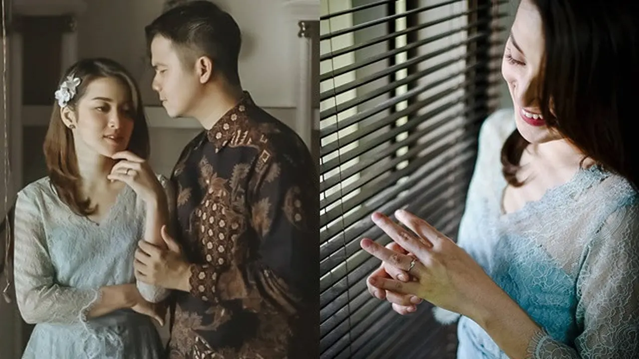 6 Potret Lamaran Handika Pratama dan Rosiana Dewi, Romantis