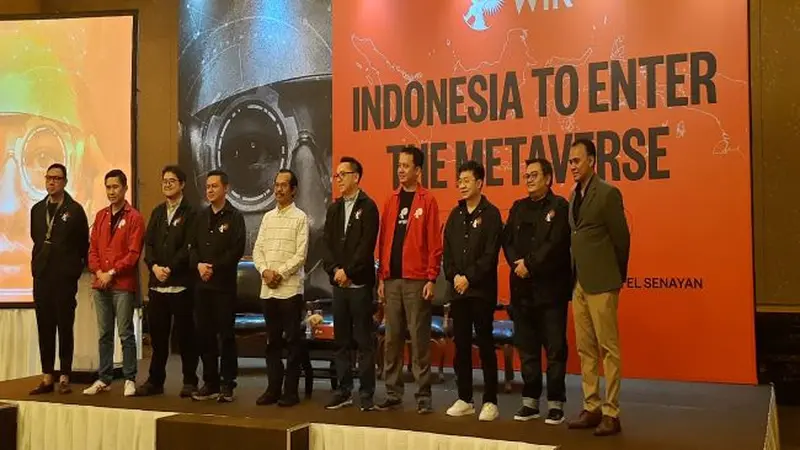 Panel diskusi dengan tema "Indonesia to Enter The Metaverse - What's In It For Us?" yang diselenggarakan Grup WIR, Jumat (10/6/2022). (Foto: Liputan6.com/Gagas Y.P)