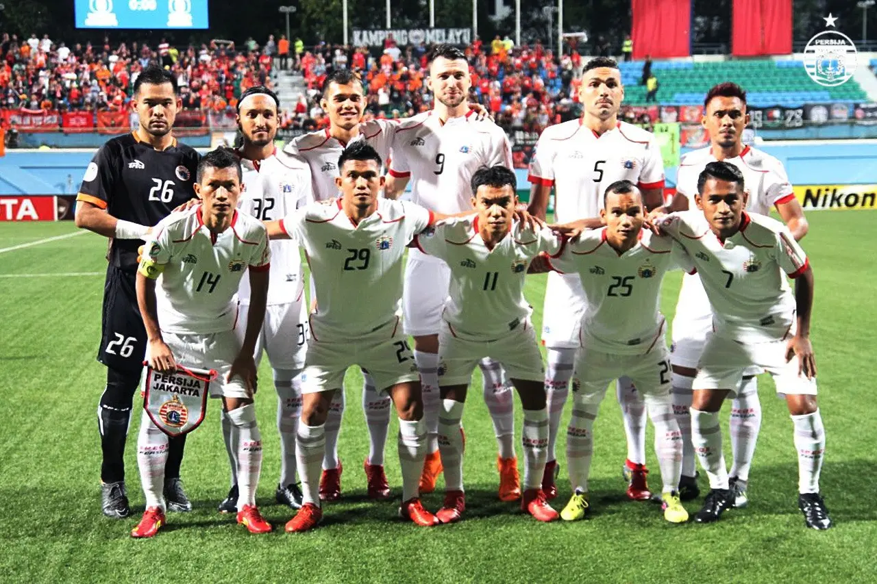 Kemenangan atas Tampines Rovers membuat Persija Jakarta berhak melaju ke babak selanjutnya di Piala AFC 2018 dengan predikat juara Grup H. (dok. Persija Jakarta)
