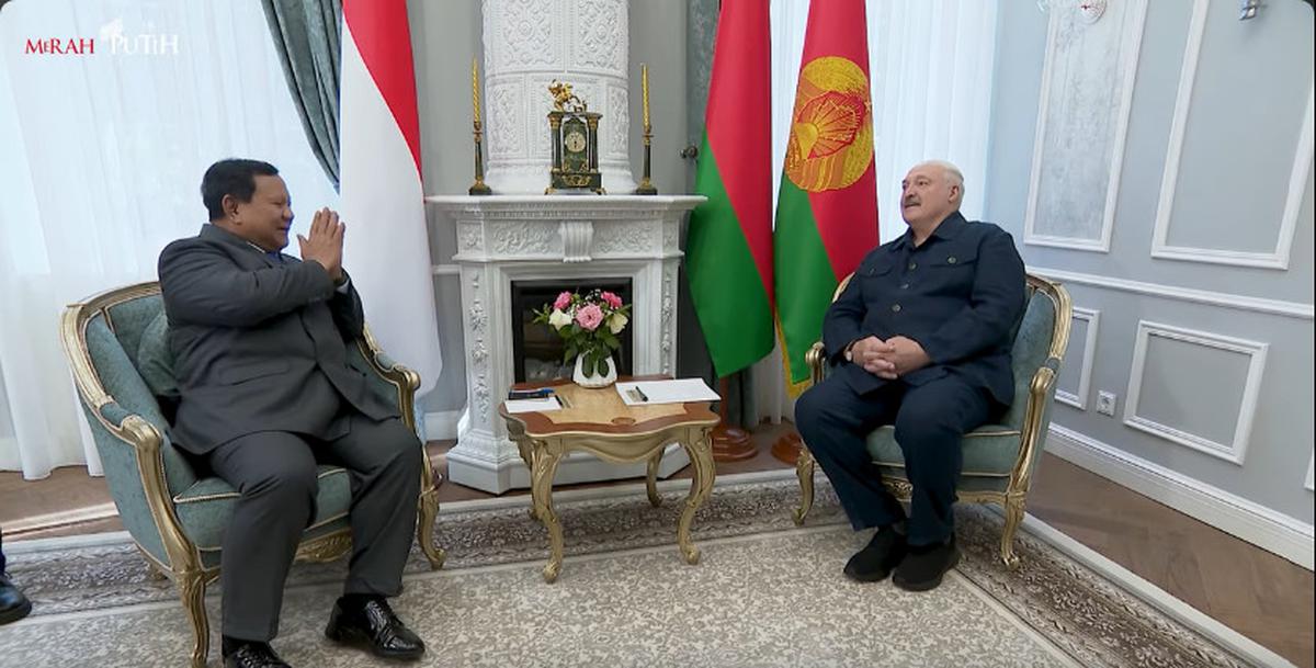 Prabowo Dibuat Terkejut Dengar Fakta Jadi Pemimpin Kedua Setelah Putin saat Datangi Tempat Spesial Presiden Belarus