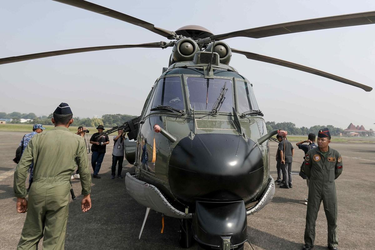 Jet tempur hingga helikopter dengan senapan mesin disiapkan TNI AU untuk amankan pelantikan Prabowo