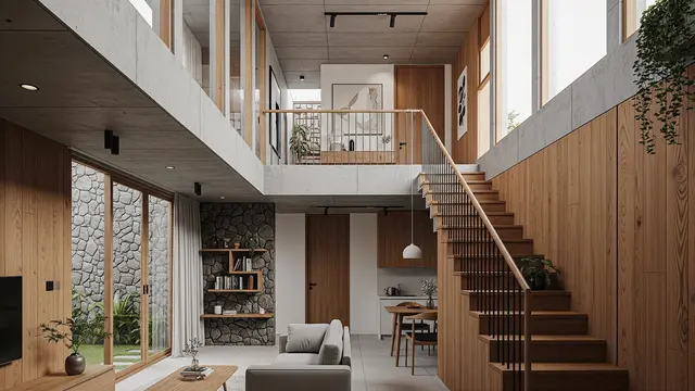 8 Interior Minimalis 2 Lantai untuk Keluarga Kecil di Lahan Terbatas