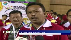 Dua tim bulutangkis beregu putra dan putri Indonesia sukses menapakan kakinya ke babak final bulutangkis pada ajang Asean School Games 2018.