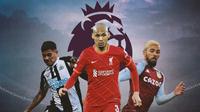 Ilustrasi - Fabinho, Bruno Guimaraes, Dauglas Luiz (Bola.com/Bayu Kurniawan Santoso)