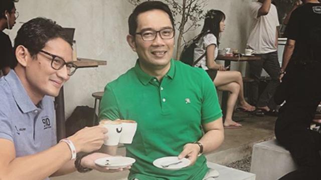 Sandiaga Uno dan Ridwan Kamil