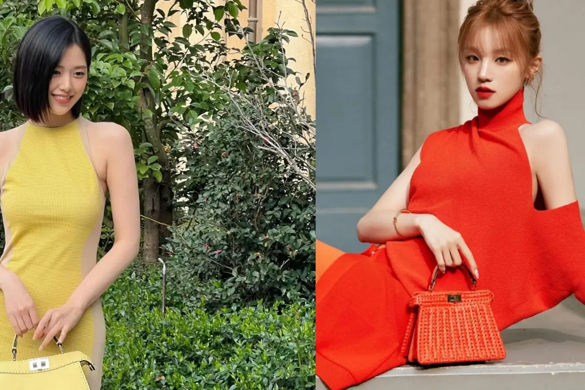 Yujin IVE dan Yuqi (G)-Idle hadir Fendi Show di MFW 2024 (Instagram/_yujin_an dan yuqisong.923)