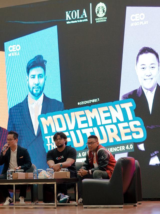 Ammar Zoni saat menggelar seminar bertajuk Movement to the Futures