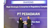 Konsisten Jalankan Kepatuhan Hukum, Pegadaian Raih Penghargaan IRCA 2025